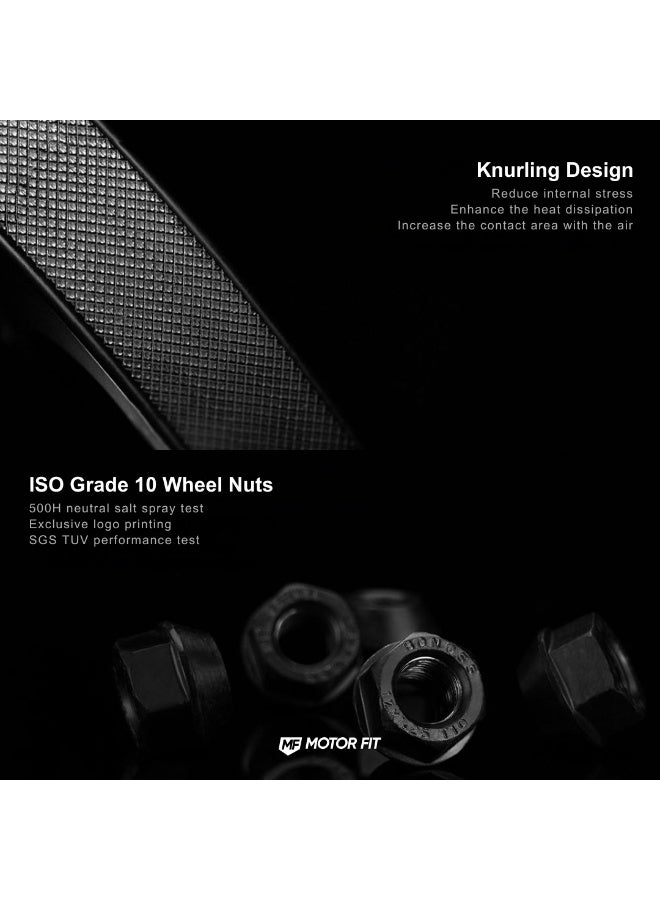 MOTOR FIT 20mm Hubcentric Wheel Spacers for Tesla 2018+ (Set of 2) | 5x114.3 Forged 6061-T6 Aluminum Spacer Kit | M14x1.5 Studs | Hard Anodized Performance Wheel Spacer for Tesla Model 3 & Model Y - Image 4