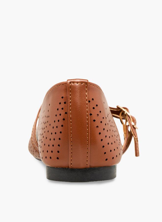 Celeste Women Buckle Closure Mary Jane Shoes - Image 5