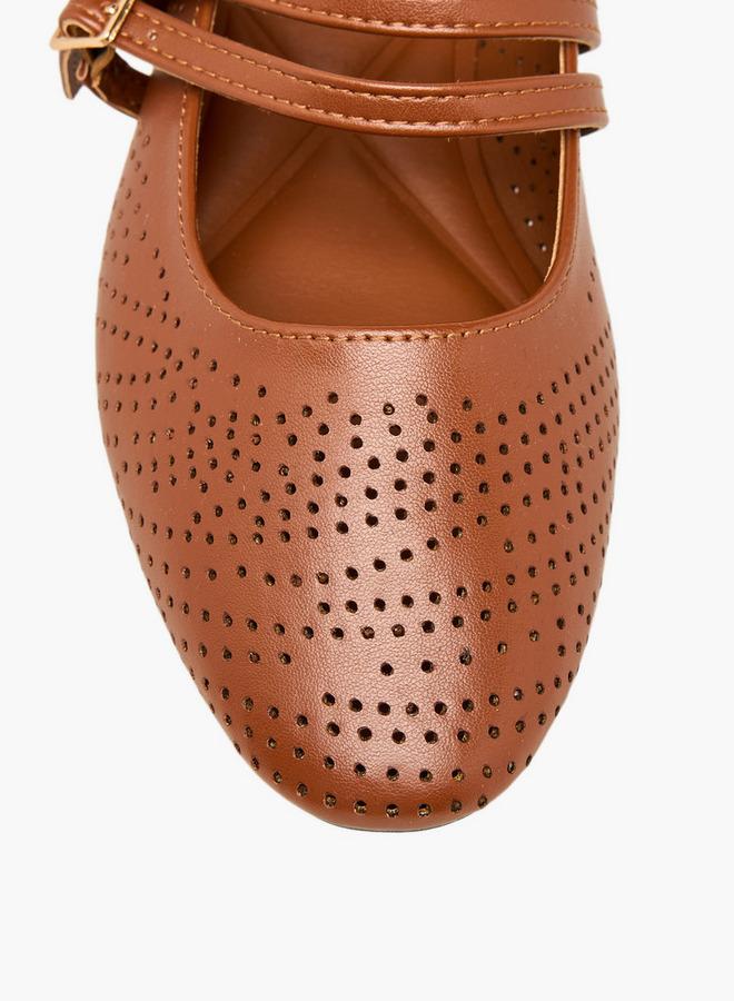 Celeste Women Buckle Closure Mary Jane Shoes - Image 4