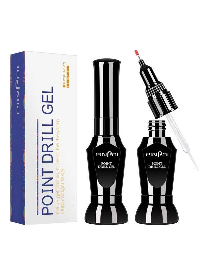 Ownest 2 Pcs Nail Rhinestone Glue Nail Glue Pen Resin Polishing Agentadhesive Resin Crystal Polish Decor Adhesive Decoration Gem Crystal Diamond Jewelry Need Lights 10Ml - Image 2