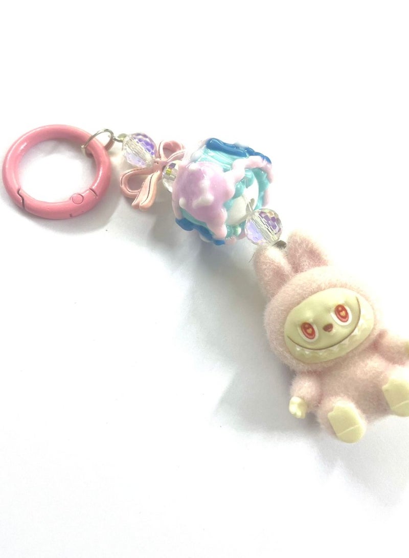 New Mini Plush Cartoon Creative Keychain, Cute Rabbit Hanging Ornament  - Image 2