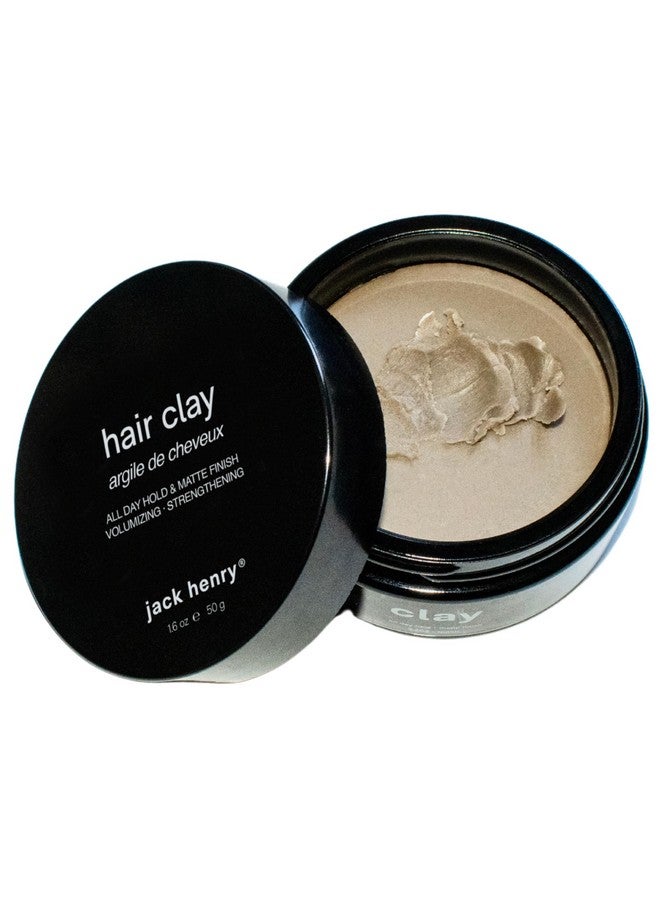 Jack Henry Hair Clay Styling Product, Add Thickness & Texture, 4 Ingredients, 1.6 oz - Image 1