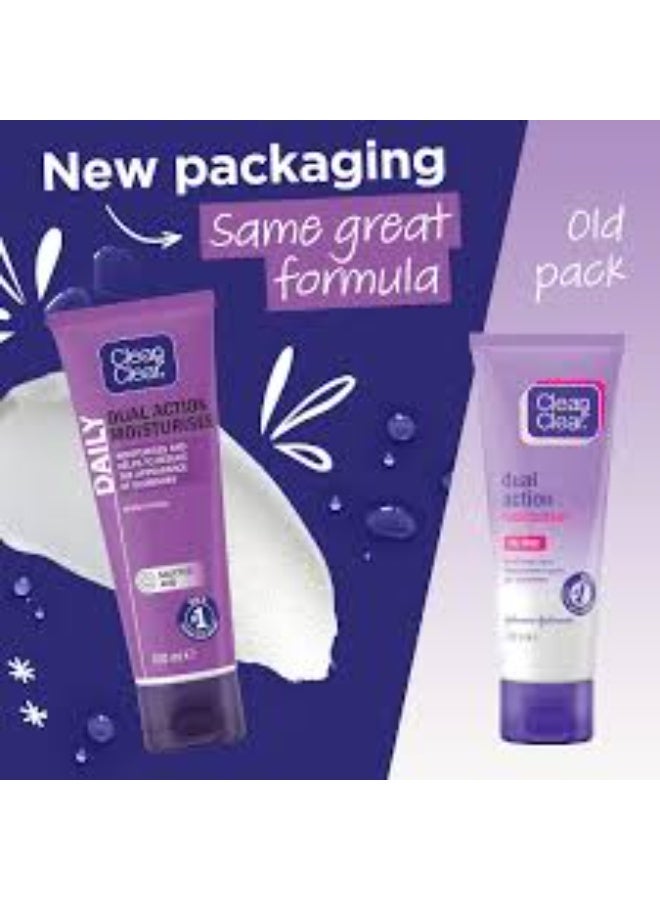 Clean & Clear Dual Action Moisturiser 100ml - Image 3