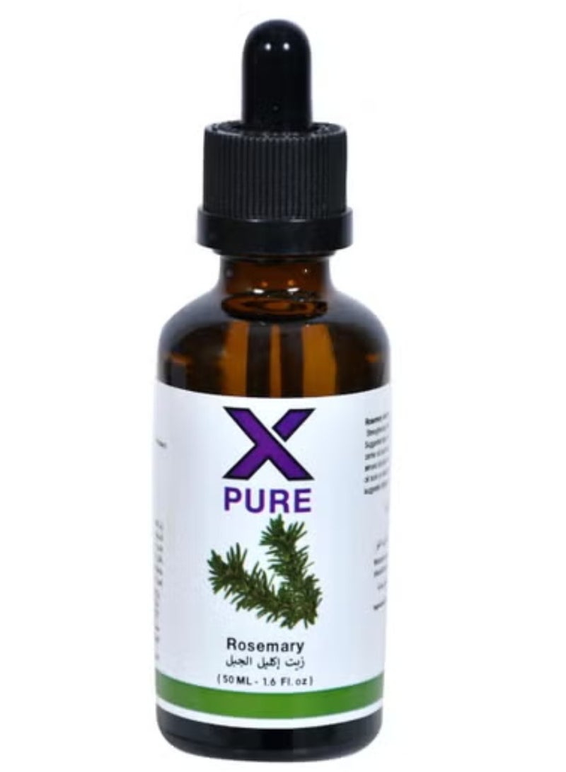 X PURE Rosemary Mint Scalp & Hair Strengthening Oil 50 ml - Image 1