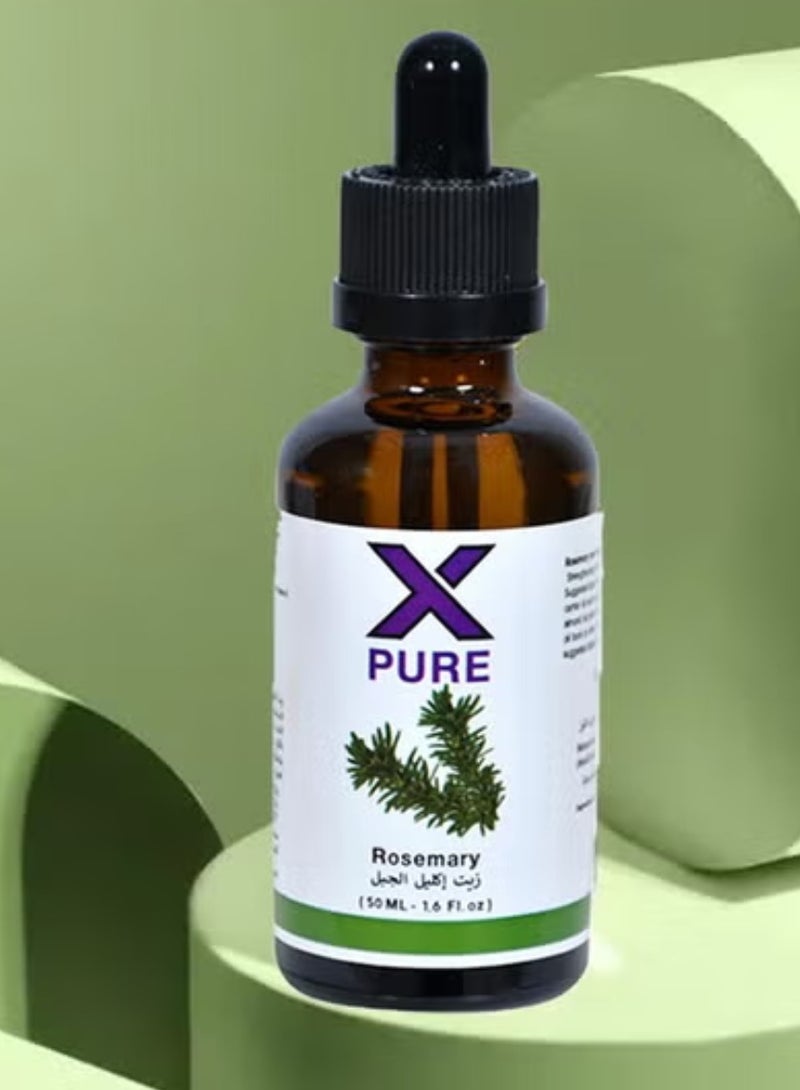 X PURE Rosemary Mint Scalp & Hair Strengthening Oil 50 ml - Image 2