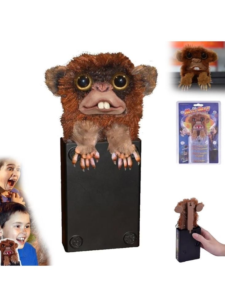 بريميم لعبة قرد متسلق للجدران تفاعلية – لعبة مقالب مضحكة بعيون كبيرة - Image 3