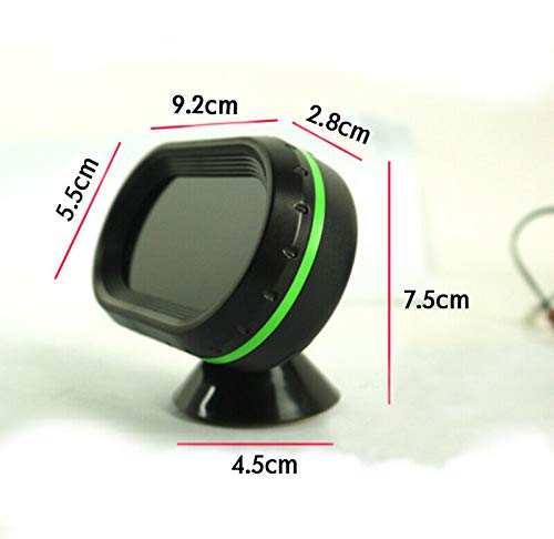 MACHSWON 3 in 1 Car Digital LED Electronic LCD Clock Thermometer Voltmeter - Image 3