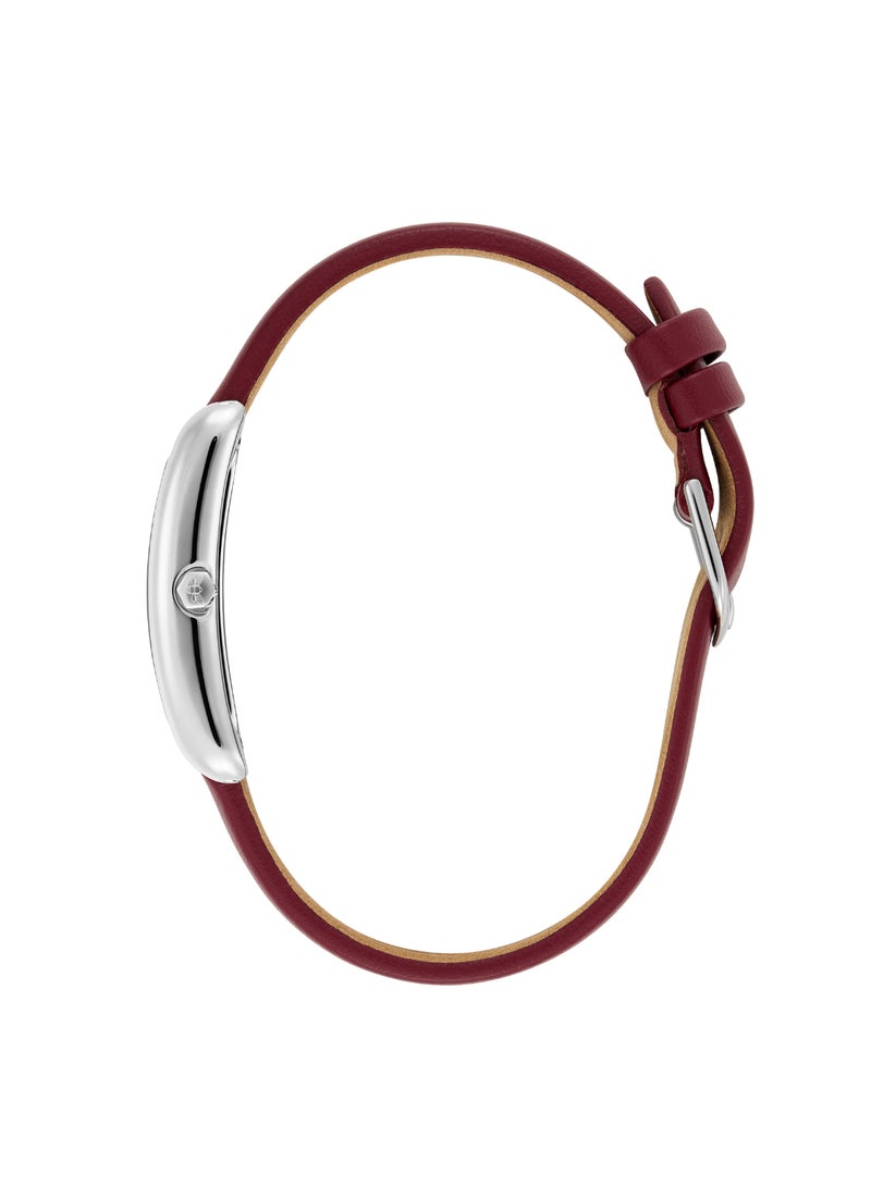 OLIVIA BURTON TANK ANALOG WOMEN'S CRANBERRY CASE WATCH - 24000198 - Image 4