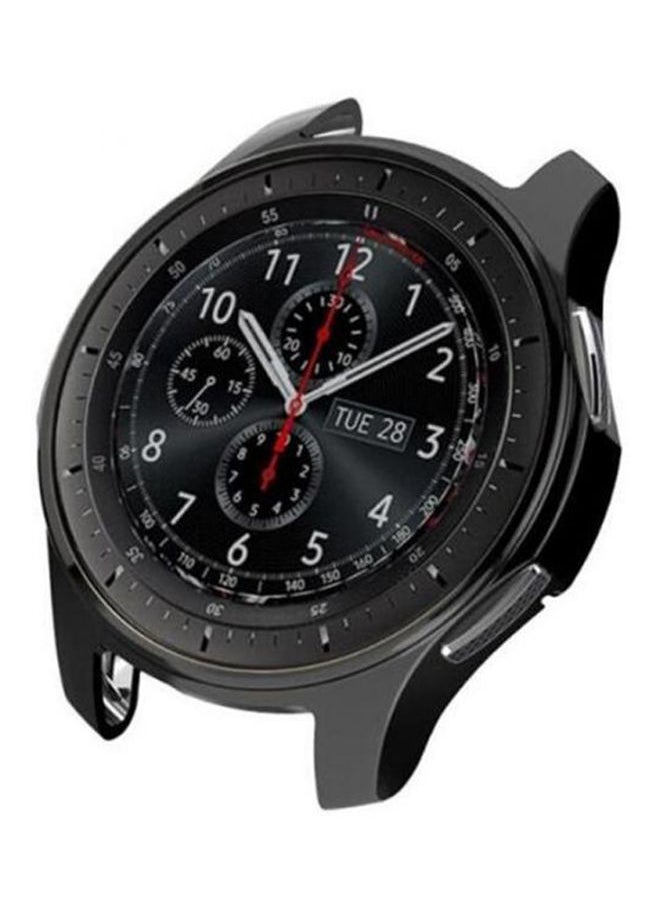 NIBEMINENT Case Fit For Samsung Galaxy Watch 46Mm Heavyduty Shockproof Protective Cover Armor Guard Shield Saver Lifetime Protection Black  - Image 3