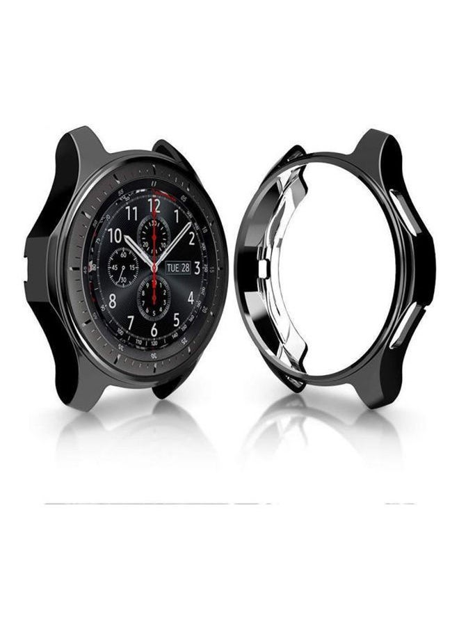 NIBEMINENT Case Fit For Samsung Galaxy Watch 46Mm Heavyduty Shockproof Protective Cover Armor Guard Shield Saver Lifetime Protection Black  - Image 2