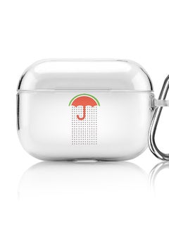 Stylizedd Classic Clear printed Case for Apple AirPods Pro 2nd Generation Thin Transparent Cover [Designed for Apple AirPods Pro 2nd Generation] - Weeping Melon  - Image 1