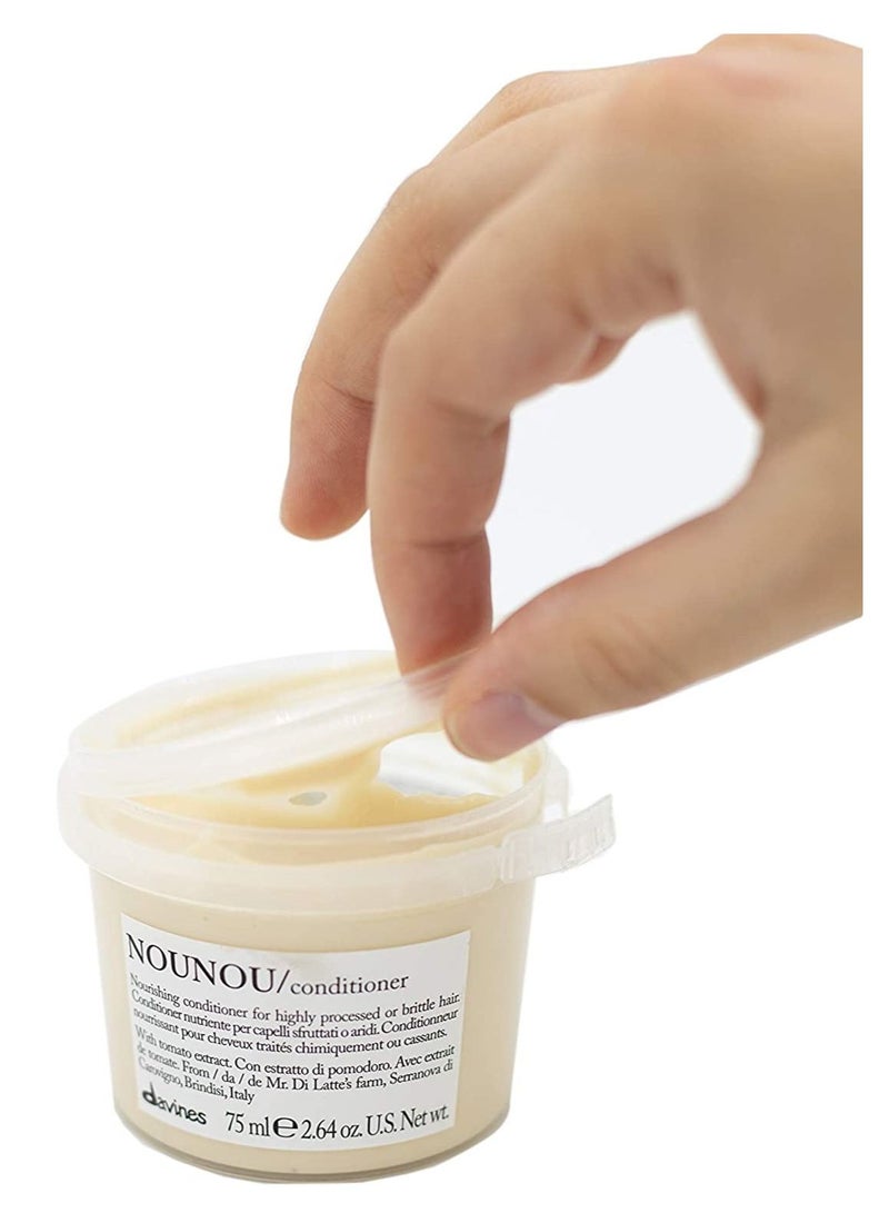 Davines NouNou Nourishing Illuminating Cream Conditioner - Image 3