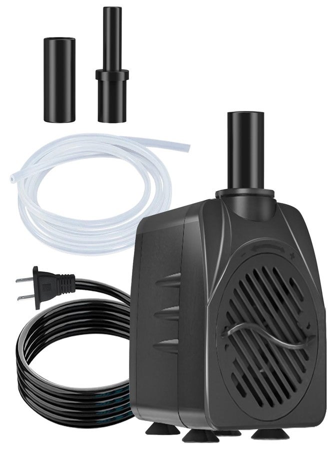 SongLong 200GPH (750L/H) 6ft Power Cord Submersible Pump, Water Fountain Pump with 5.3ft Lift for Fountains, Ponds, Aquariums & Hydroponics - Image 1