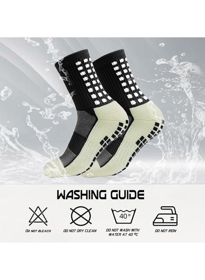 Mitoy 4 Pair Grip Soccer Socks for Football Basketball Sports - Image 2