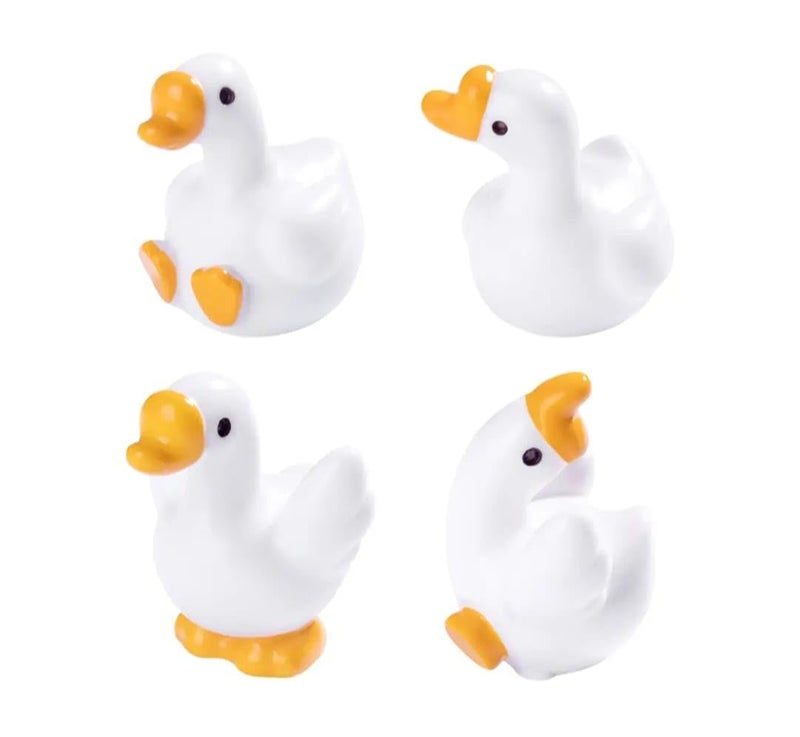 VRB Dec 1 Set Miniature Showpiece Set for Home Decor,Car Dashboard,Valentine,Living Room,Gifts Figurines,Cake Decoration Items,Figurines for Home Decor. ((6 Pcs Lazy Duck)) - Image 5