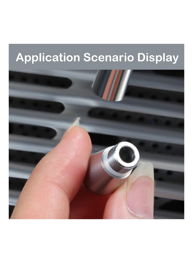 SYOSI صانعة القهوة بخاخ بخار N3&4 فتحة فوهة، عصا بخار من الفولاذ المقاوم للصدأ 304 بفوهة رغوة الحليب مع عدة فتحات لآلة الإسبريسو Breville 8 Series استبدال جزء فوهة عصا البخار - Image 3