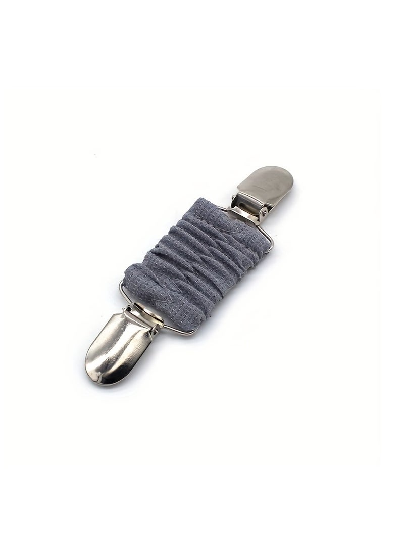 AROAQ Dress Clips, Elastic Clothes Clip Brooch Pins, Multipurpose Dress Shirt Brooch Clip, Portable Grey Dress Clips Back Cinch For Women - Image 1