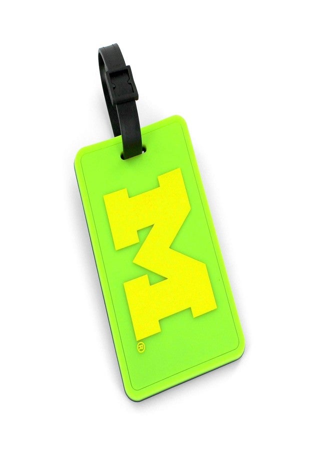 Aminco NCAA Michigan Wolverines Neon Soft Bag Tag