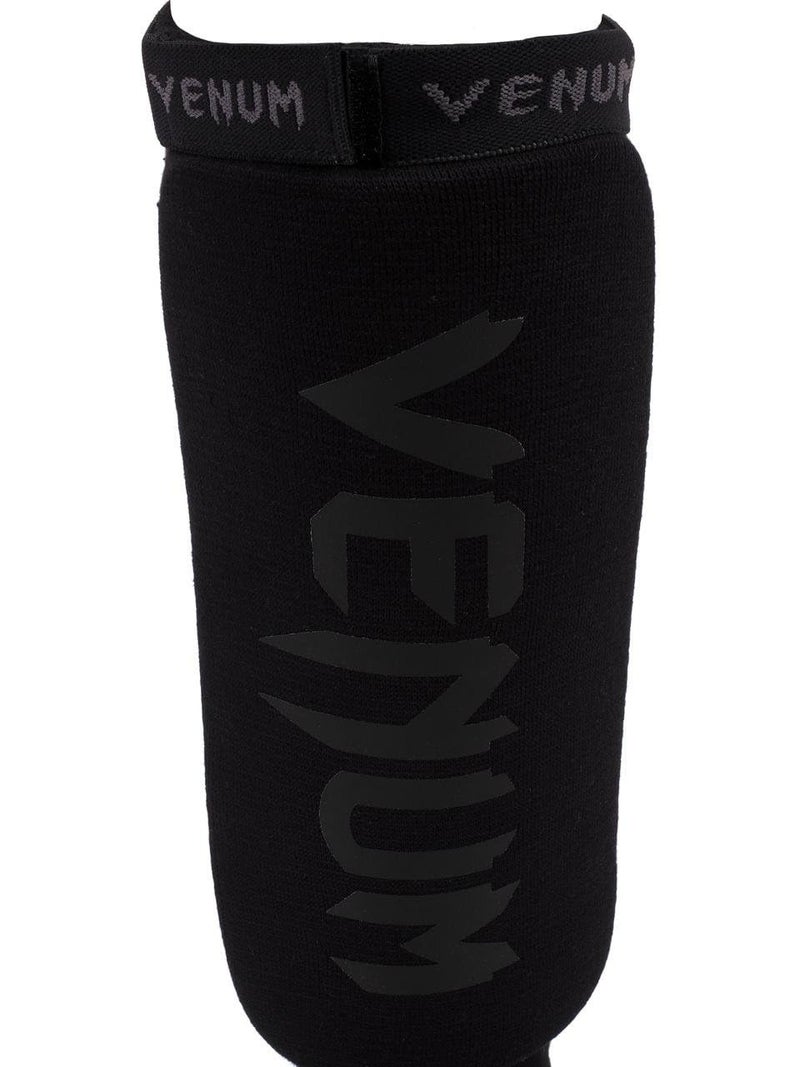 Venum Kontact Shinguards - Black/Black, One Size - Image 4