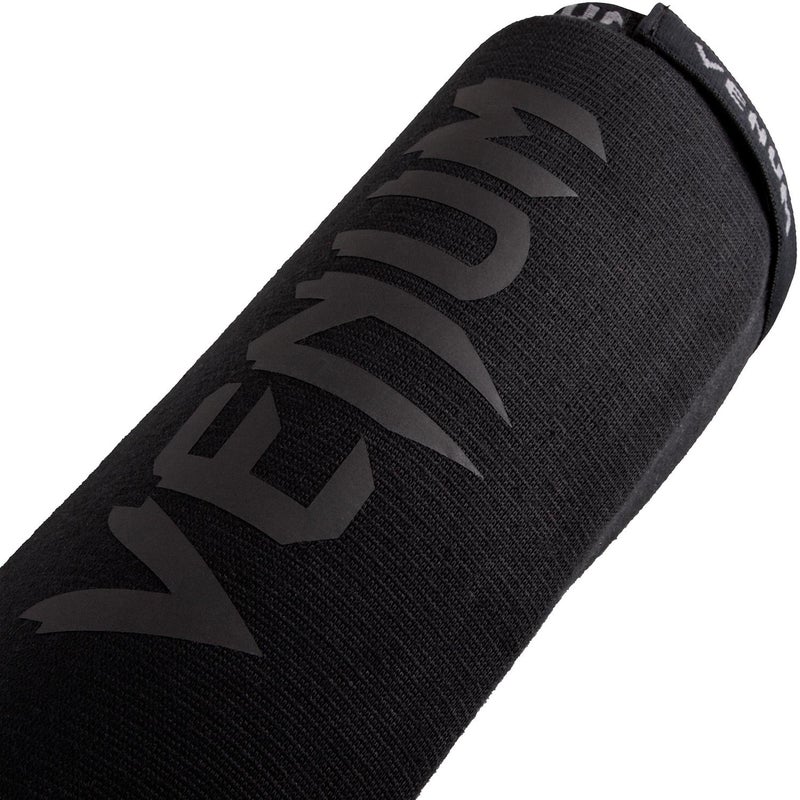 Venum Kontact Shinguards - Black/Black, One Size - Image 2