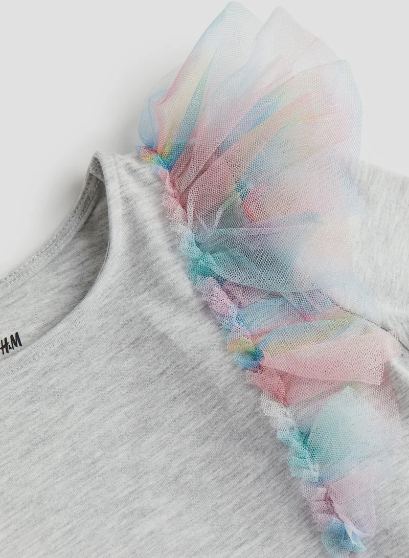 اتش اند ام Kids Essential Flounce Trimmed Top