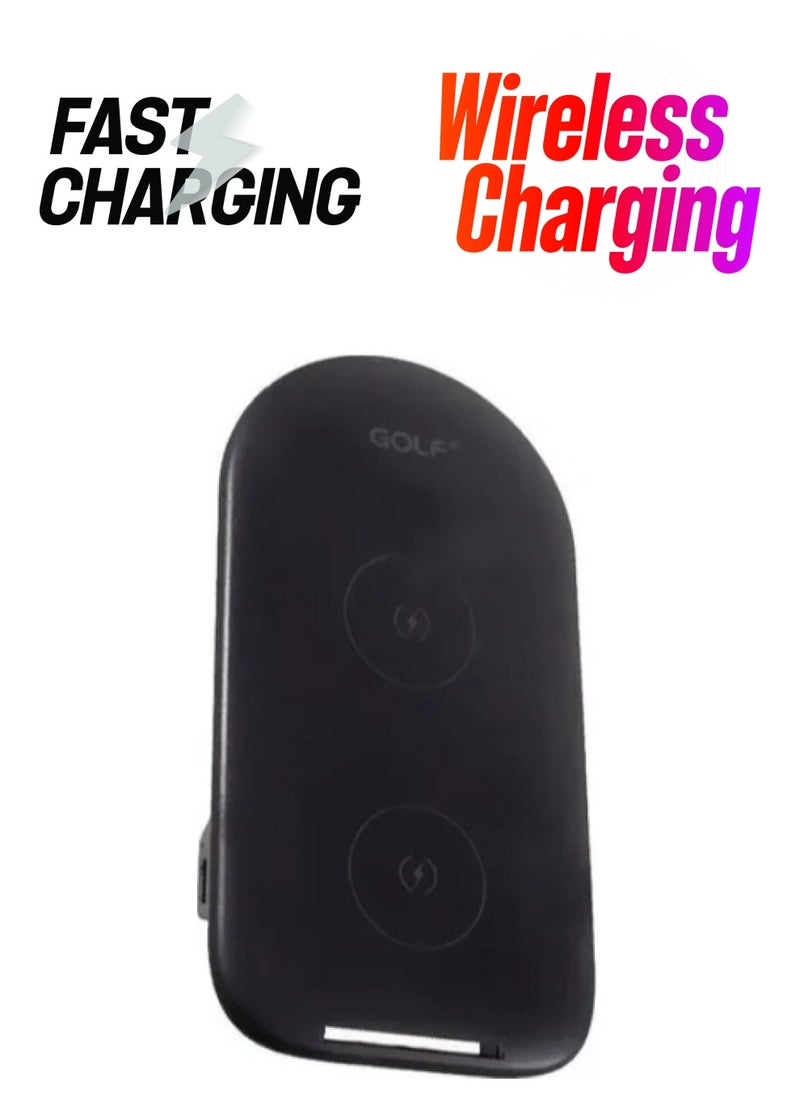GOLF SPACE Wireless Mobile Phone Charger 70 10 13 millimeter  Black SW02 Golf Space  - Image 1