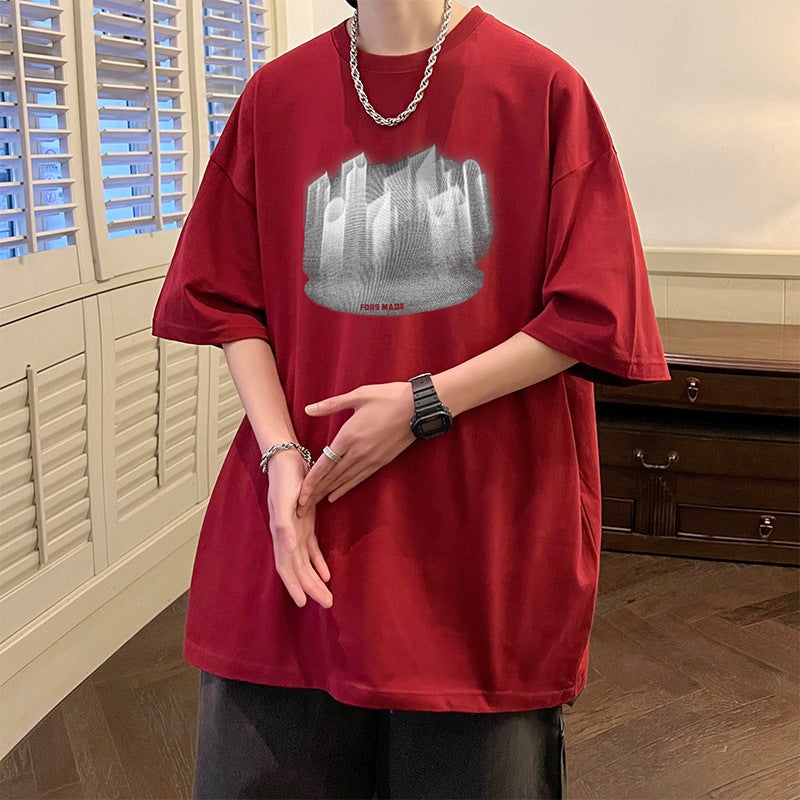 2024 Korean 220G American Short Sleeve T-Shirt T2612 - Image 4