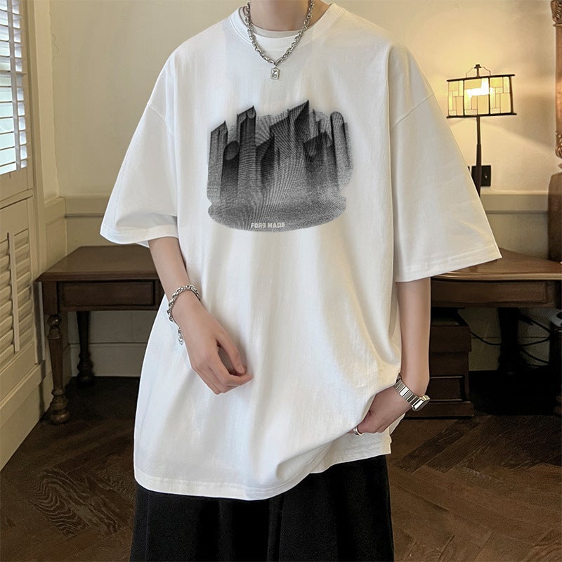 2024 Korean 220G American Short Sleeve T-Shirt T2612 - Image 2