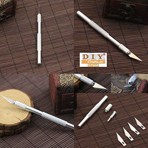 DIY Crafts Blade Wood Carving Pen Paper Cutter Sculpting Cutting Hand Tools (Pack Of 1 set, Design No # 1) - Image 4