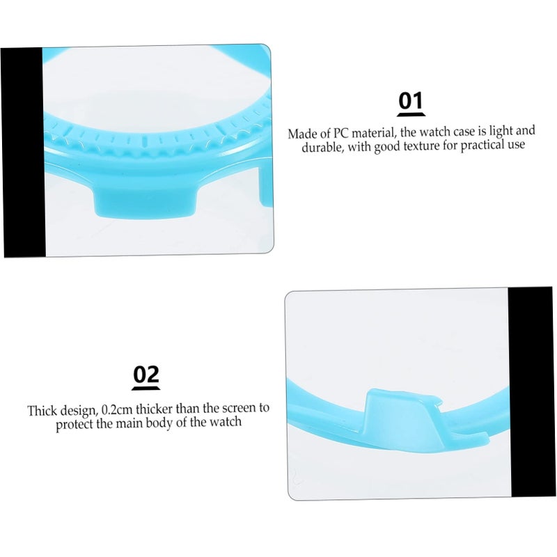 Shockproof PC Protective Case Cover for Smartwatch Durable Stylish Enhanced Protection - Image 4