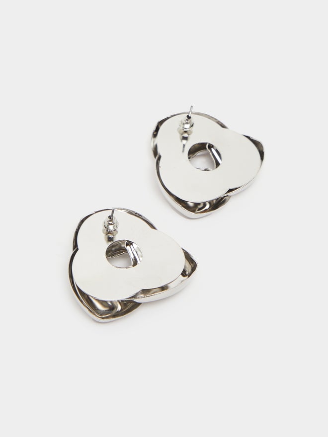 Styli Styli Metallic Finish Stud Earrings  - Image 3