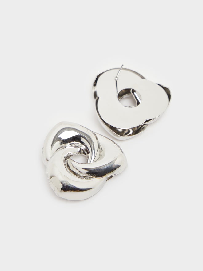 Styli Styli Metallic Finish Stud Earrings  - Image 4