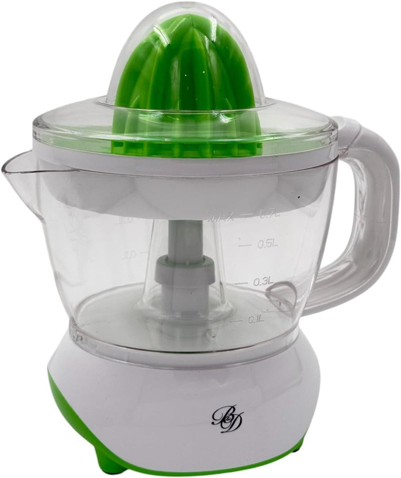 B&D electric citrus juicer 0.7l capacity 40w powerful motor compact juice extractor with pulp control easy clean detachable parts for orange lemon lime grapefruit fresh juice maker for home kitchen daily use - Image 3