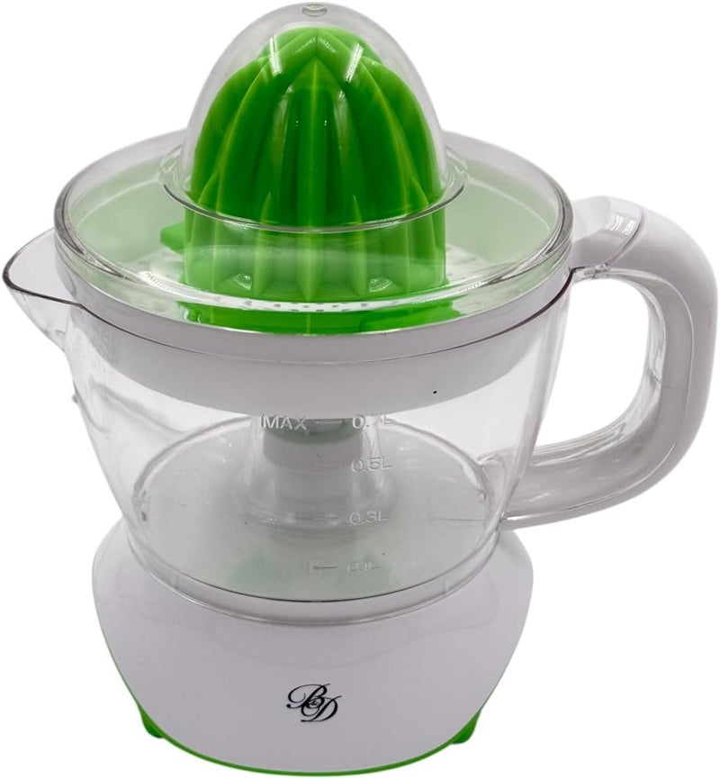 B&D electric citrus juicer 0.7l capacity 40w powerful motor compact juice extractor with pulp control easy clean detachable parts for orange lemon lime grapefruit fresh juice maker for home kitchen daily use - Image 1