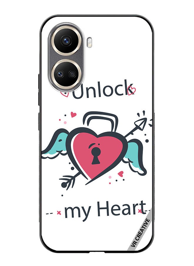 VR CREATIVE Protective Case Cover For Huawei Nova 10 SE Unlock My Heart Design Multicolour  - Image 1