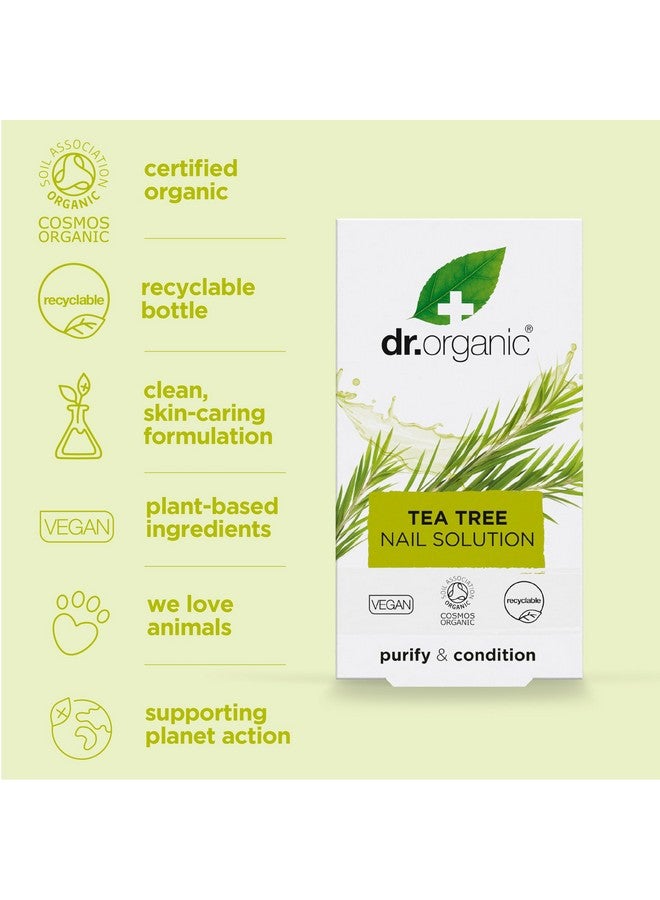دكتور أورجانيك محلول شجرة الشاي العضوي للأظافر من دكتور عضوي، 0.34 أونصة سائلة - Image 3