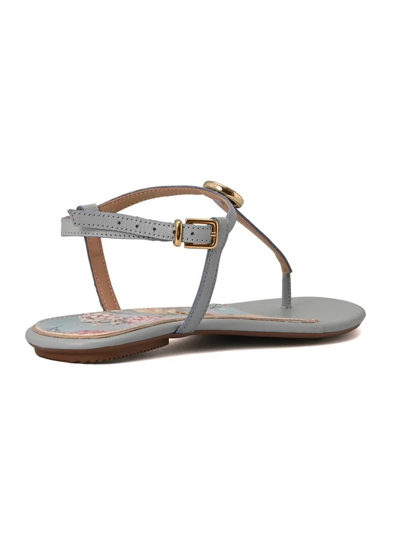 Carmen Steffens  Flat Sandal with Floral Print Straps for Women | Best Price UAE