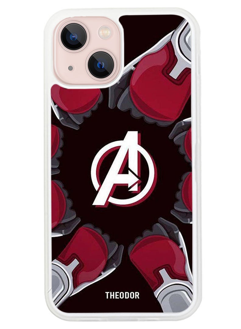 Theodor Protective Case Cover For APPLE IPHONE 14 Endgame(White Bumper) - Image 1