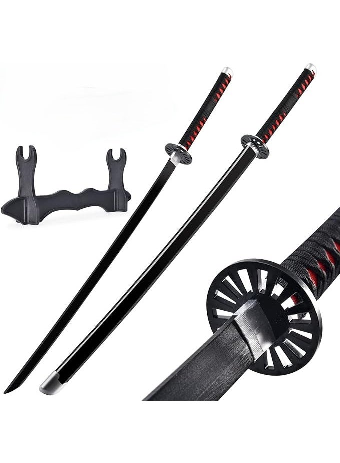 O8.design Amine,High-Grade Carbon Steel Tanjiro Kamado Sword | Safe, Unsharpened Blade, Authentic 1:1 Anime Cosplay Prop - Image 1
