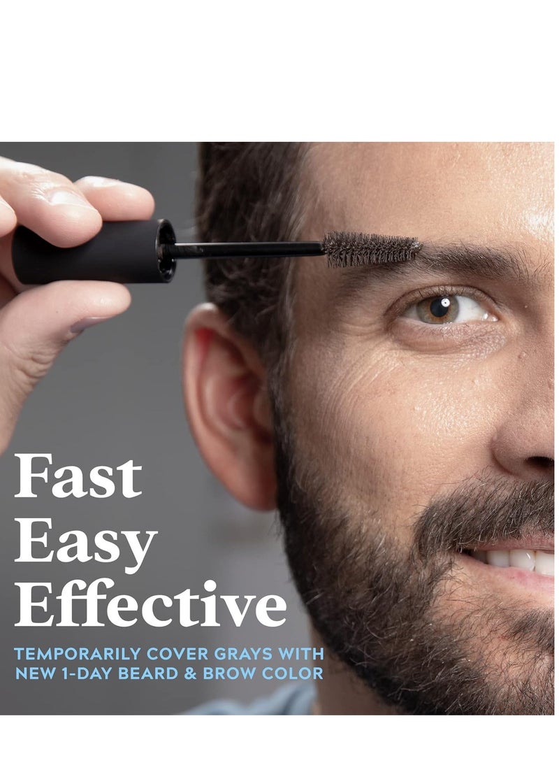Just For Men Just for Men 1-Day Beard & Brow Color, Temporary Color for Beard and Eyebrows, For a Fuller, Well-Defined Look, Up to 30 Applications, Black  - Image 4