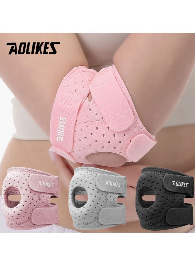 AOLIKES 1-Pcs Elbow Compression Sleeves, Tennis Elbow Protectors for Men and Women, Suitable for Elbows of Tennis, Golf, Badminton Players - Image 3