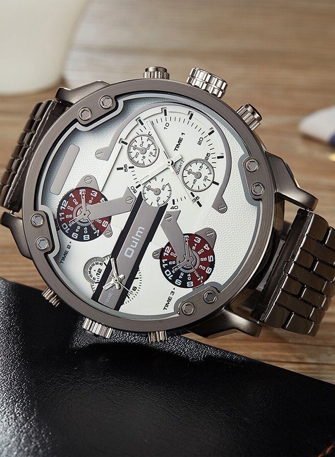 Stainless Steel Chronograph Watch HT3548-BWH - Image 3