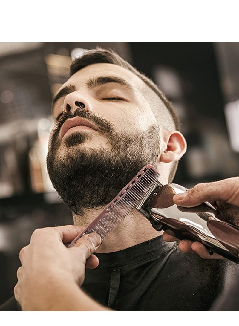 SYOSI Hair Combs Aluminum Fine Pro Tail Combs Set Salon Hair Styling Tools Hair Stylist Accessories Daily Use Strong Durable Anti Static  for Men Woman 4PCS - Image 5