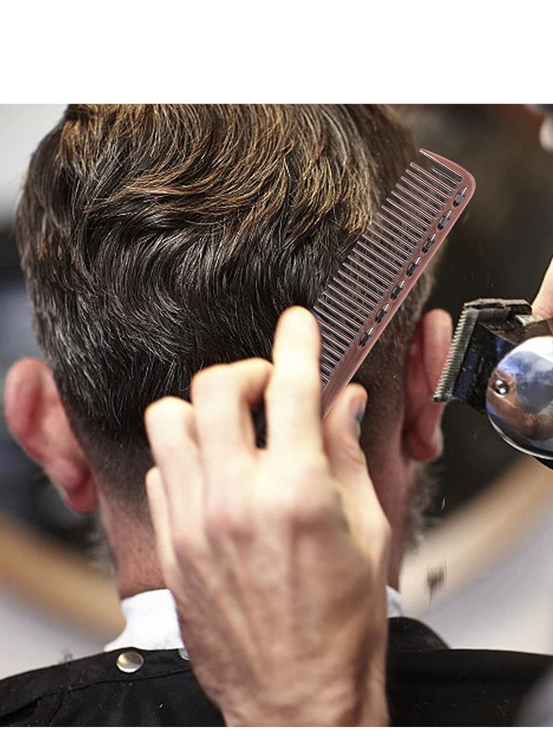 SYOSI Hair Combs Aluminum Fine Pro Tail Combs Set Salon Hair Styling Tools Hair Stylist Accessories Daily Use Strong Durable Anti Static  for Men Woman 4PCS - Image 3