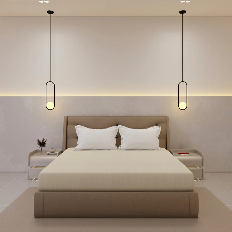 يسكن Luxurious 300 Thread Count Bamboo  Sateen Thin Stripe Fitted Sheet