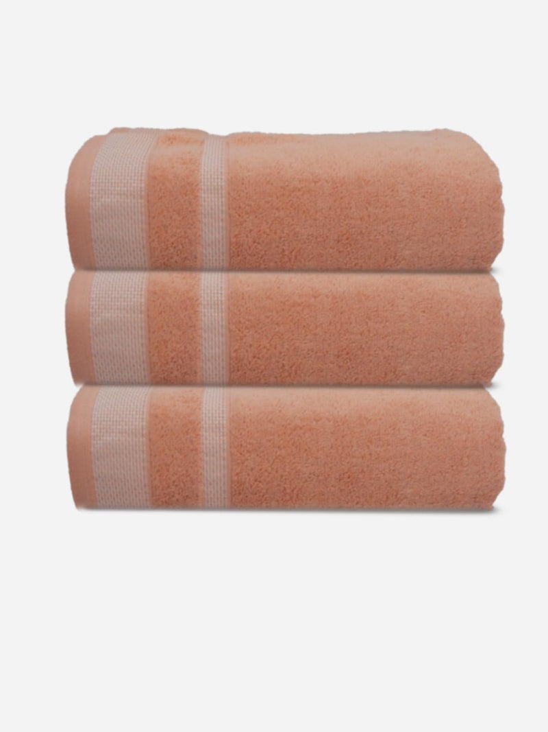 Athom Living Premium Cotton Bath Towel Pack of 3 Soft, Absorbent, and Luxurious Bathroom Essentials/Soft and Absorbent Spa-Quality/Bath Linens/Durable - Image 1