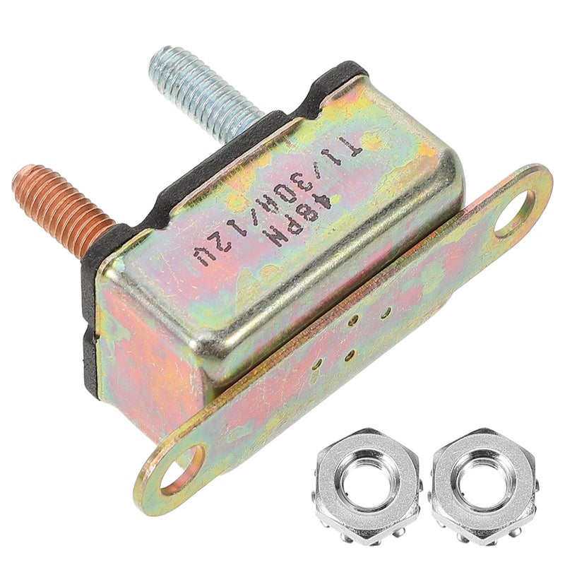 Auto Reset Circuit Breaker 30a 12v Dc Resettable Overcurrent Protection for Car, Rv, and Boat Electrical Systems - Image 1