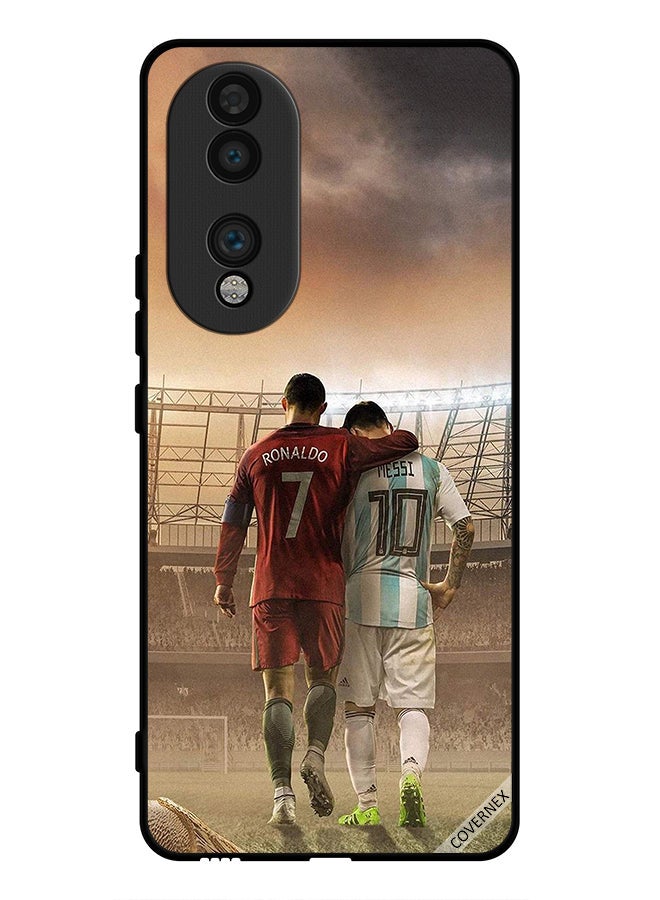 Covernex Protective Case Cover For Honor 70 Messi & Ronaldo - Image 1