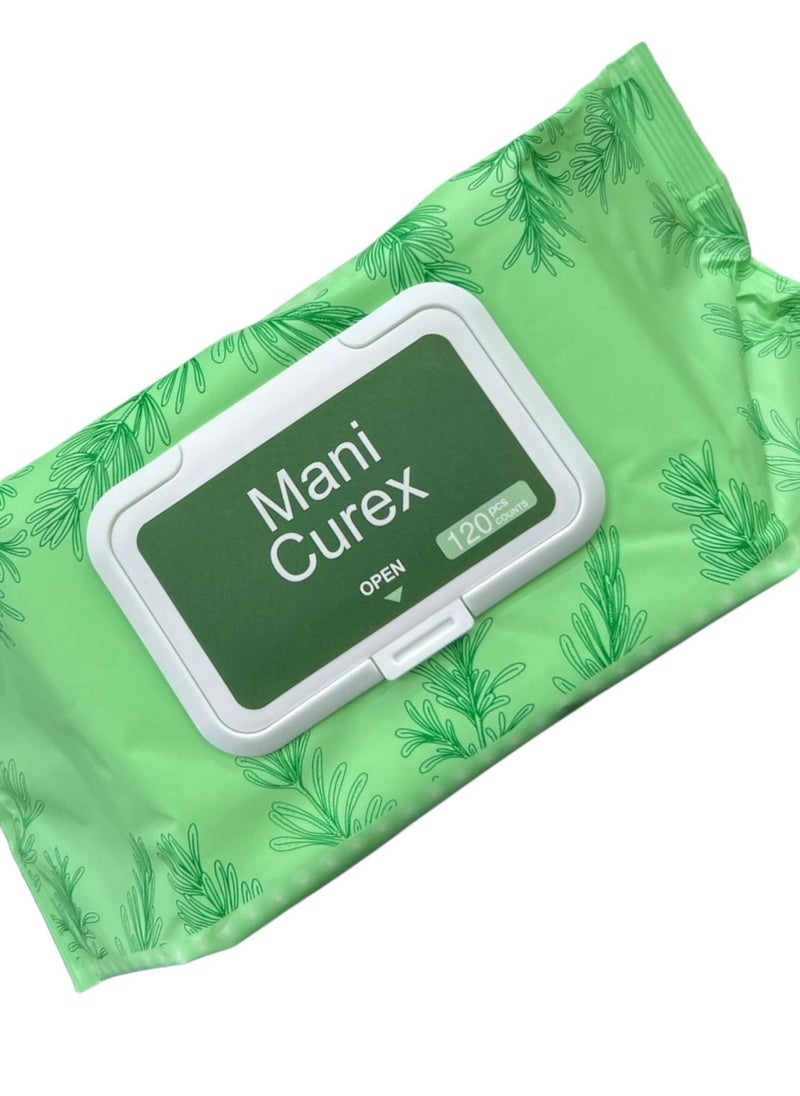 Mani Curex wet wipes 120PCS COUNTS 
