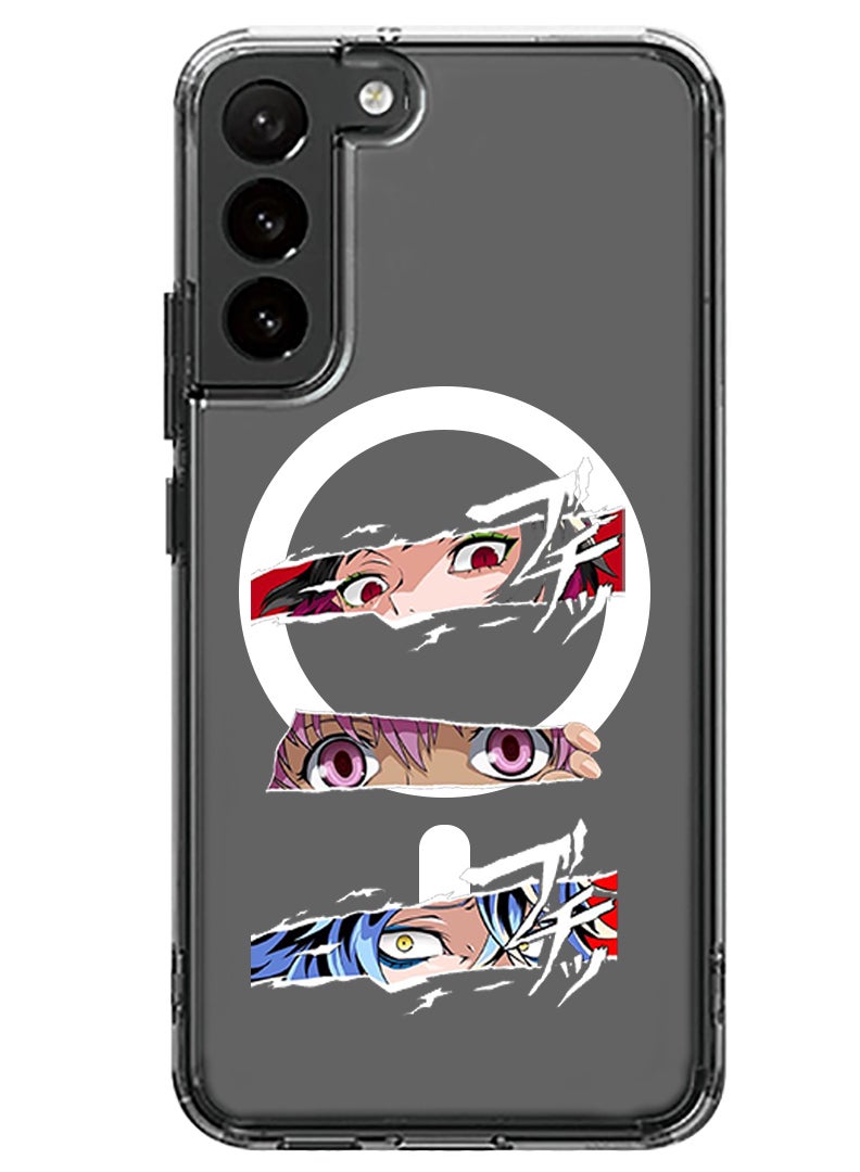 Theodor Magnetic Case for Samsung Galaxy S23 Plus 6.6-inch Compatible with MagSafe Wireless Charging, Shockproof Phone Bumper Cover anime copy - Image 1